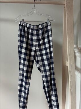 Ricorrrobe Navy & White Checkered Casual Pants